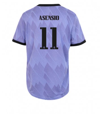 Real Madrid Marco Asensio #11 Bortedrakt Kvinner 2022-23 Kortermet